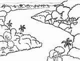 River In The Forest coloring page  Free Printable Coloring Pages sketch template