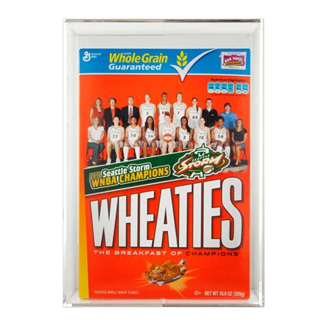 Wheaties Cereal Box Display Holder | Free Shipping - Memorabilia Displays