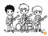 Rock Band Coloring Page For Kids  Free Printable Pages sketch template