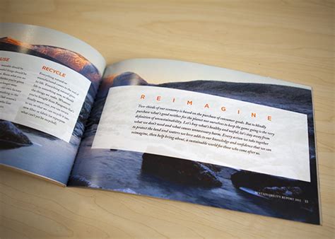 Patagonia Sustainability Report :: Behance