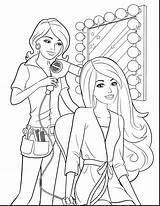 Barbie Coloring Pages Online  BubaKidscom sketch template