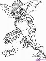 Gizmo Gremlins Coloring Pages Sketch Page sketch template
