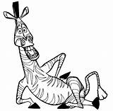 Marty Zebra Coloring Page  Free Printable Pages sketch template