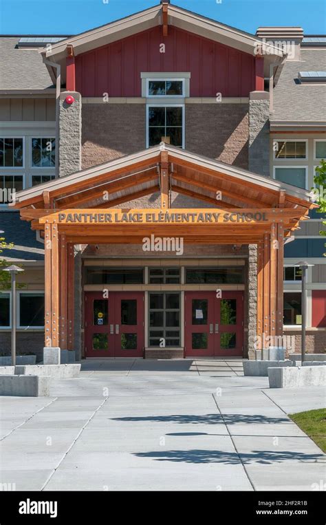 The new Panther Lake Elementary School in Kent, Washington Stock Photo ...