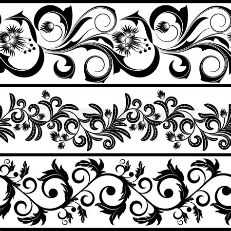 free black and white stencil border clipart 20 free Cliparts | Download ...