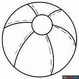 Beach Ball Coloring Page  Easy Drawing Guides sketch template