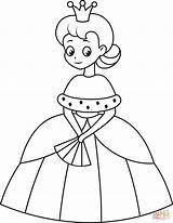 Cartoon Queen Coloring Page  Free Printable Coloring Pages sketch template