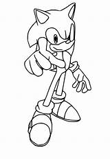 Classic Sonic Coloring Pages sketch template