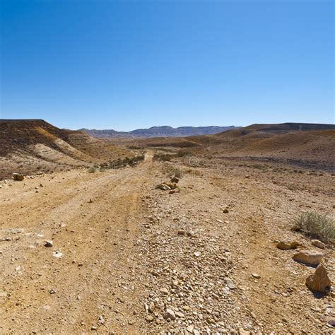 Landscape of the Desert in Israel Stock Photo - Image of mediterranean ...