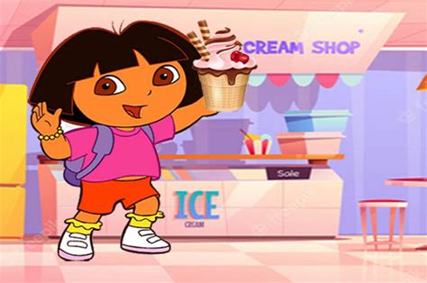 Ice Cream Maker With Dora | Play Now Online for Free