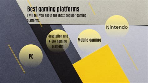 Best gaming platforms by Женя on Prezi