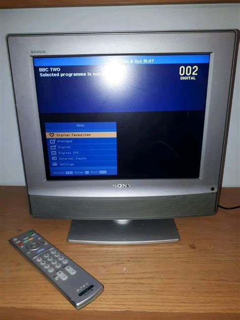 small 15inch Sony colour television with built in Free View, delivery ...