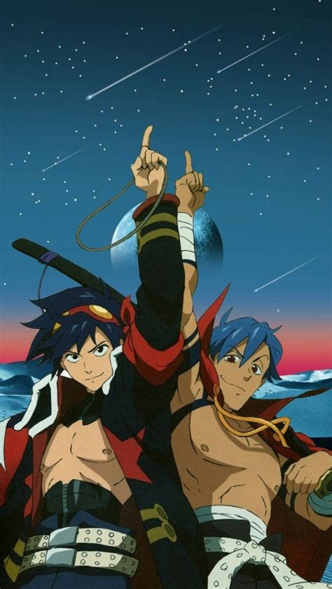 Kamina x Simon wallpaper | Gurren lagann, Popular anime, Anime