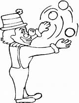 Coloring Juggler Pages Preschool Kids Circo Dibujo Dibujos Freecoloring  sketch template