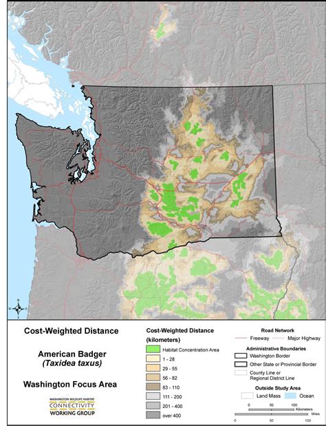 Washington Wildlife Habitat Connectivity Working Group » Statewide Analysis