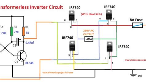 Simple Transformer | Electronic circuit projects, Circuit diagram, Circuit