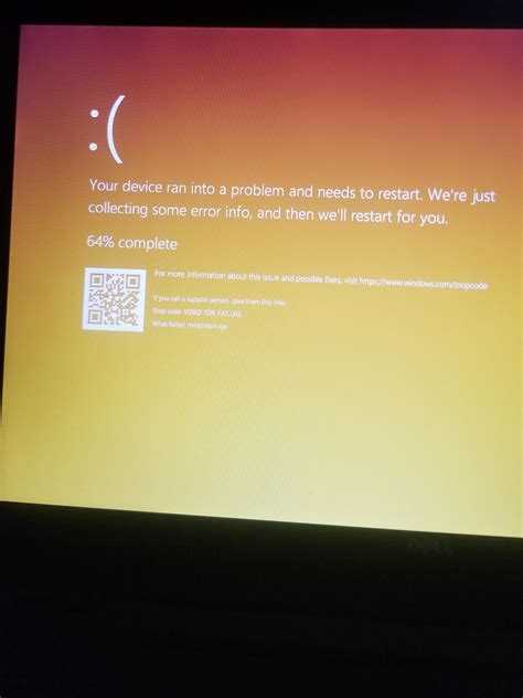 Yellow Screen Of Death : r/pcmasterrace
