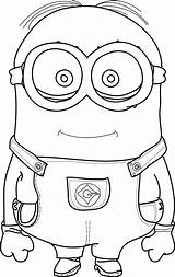 Minion Coloring Pages Kevin At GetColoringscom  Free Printable sketch template