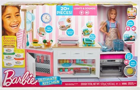 Barbie Ultimate Kitchen Cooking & Baking Playset with Chef Doll - Walmart.com