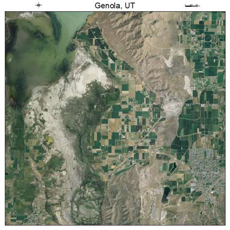 Aerial Photography Map of Genola, UT Utah