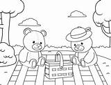 Teddy Bear Picnic Coloring Pages At GetColoringscom  Free Printable sketch template