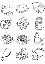 Free & Easy To Print Food Coloring Pages  Tulamama sketch template
