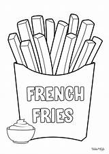French Fries Coloring Pages Free Printable PDFs  WakeTheKids sketch template