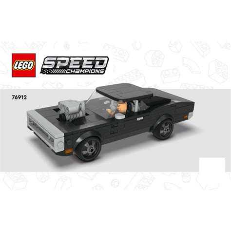 LEGO Fast & Furious 1970 Dodge Charger R/T Set 76912 Instructions, lego ...