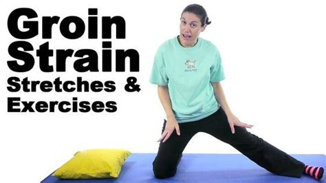 Groin Strain Stretches & Exercises - Ask Doctor Jo - YouTube | Inner thigh muscle, Exercise ...