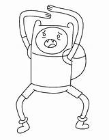 Finn The Human Coloring Page sketch template