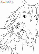 Spirit Riding Free Coloring Pages sketch template