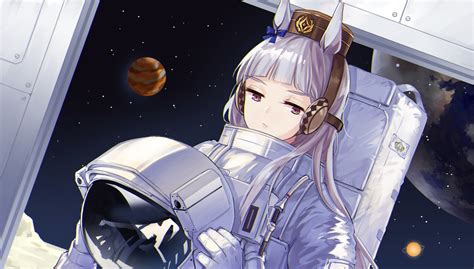 Anime Girls Astronaut Spacesuit Wallpaper - Resolution:1920x1090 - ID ...