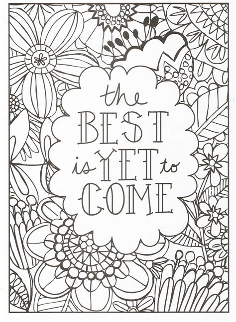 Free printable inspirational quotes coloring pages - londongar