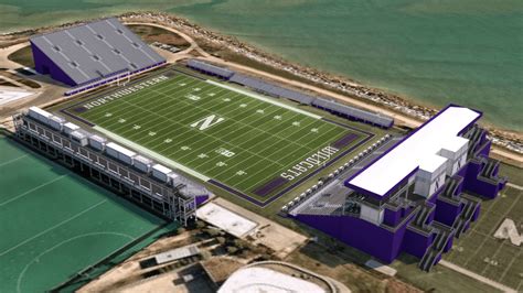 Northwestern sends concept renderings of temporary football field to season ticket holders ...