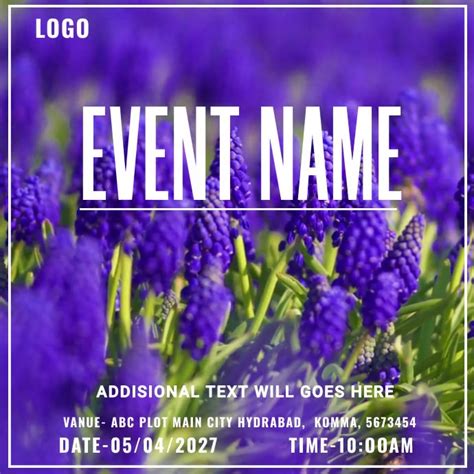 Event name Template | PosterMyWall