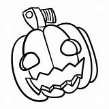 Easy Halloween Pumpkin Coloring Pages sketch template