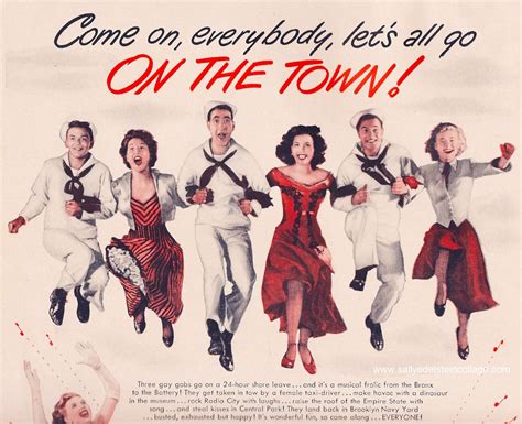 Movie Ad- On the Town 1949 | "On the Town! NY NY a great MGM… | Flickr