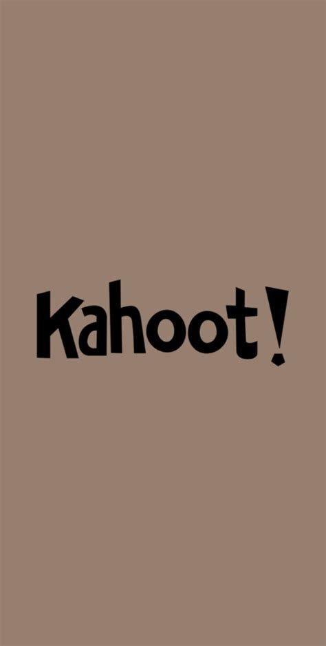 kahoot beige aesthetic