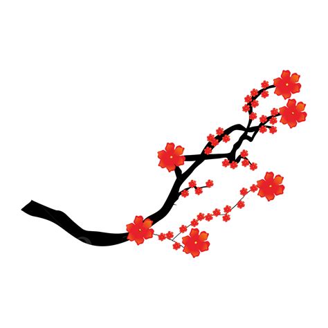 Red Plum Blossom Png Png Vector Psd And Clipart With - vrogue.co
