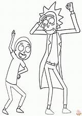 Printable Rick And Morty Coloring Pages Free For Kids Adults sketch template