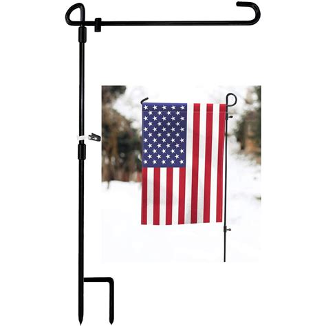 KEMNOLE Garden Flag Stand Garden Flag Pole Holder Set, Durable Garden Flagpole - Walmart.com ...