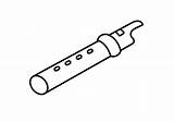 FLUTE COLORING PAGES sketch template