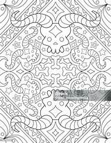 Halloween Patterns Coloring Book Stock Illustration  Download Image sketch template