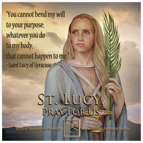 Happy Feast Day Saint Lucy | Saint quotes catholic, Saint lucy, Saint quotes