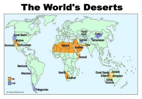 Map of the World's Cold Deserts