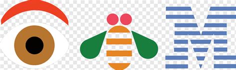 Eye bee m logo illustration, Bee Logo IBM Graphic Designer, ibm, text ...