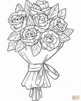 Bouquet Of Roses coloring Page  Free Printable Coloring Pages sketch template