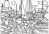 Monet Printable Coloring Pages Sketch Page sketch template