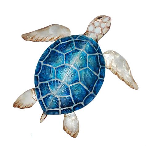 Sea Turtle Small Wall Decor Blue (m8059) - Eangee Home Design - Shopeangee