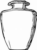 Clay Jar Coloring Page sketch template